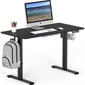 lot 5775 image: 40 Electric Height Adjustable Desk, Black