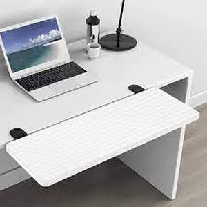 lot 1972 image: Honjie Desk Extender Tray, White 25x9