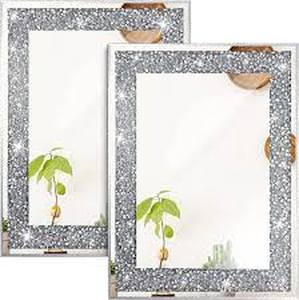 lot 2872 image: Tuanse 20X16 Crystal Mirrors 2 PC