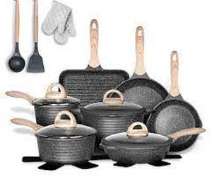 lot 3635 image: Jeetee Kitchen 20Pc Cookware Set