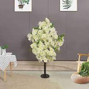 lot 3636 image: ZMHLHYJY Artificial Cherry Branch 24 Tall White