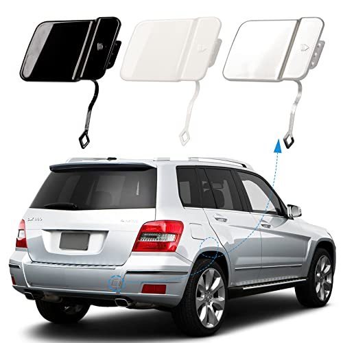 lot 1041 image: Rear Bumper Tow Hook Cover Towing Eye Cap Fit for Mercedes Benz X204 GLK300 GLK350 2009 2010 2011 2012 2048853223 A2048853223 (Silver, Right Passenger Side) Xinpinsai Retail $29.41