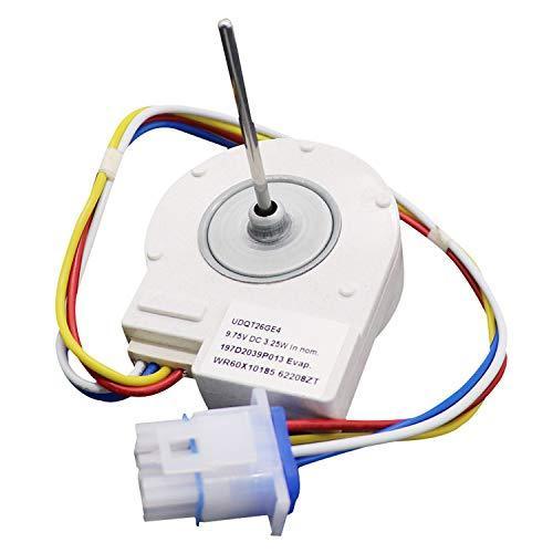 lot 1047 image: WR60X10185 Evaporator Fan Motor for General Electric Refrigerator by AMI PARTS,Replaces Part Numbers WR23X10353 WR23X10355 WR23X10364 PS1019114 AP3875639 WR60X10043 WR60X10154 Retail $20.14