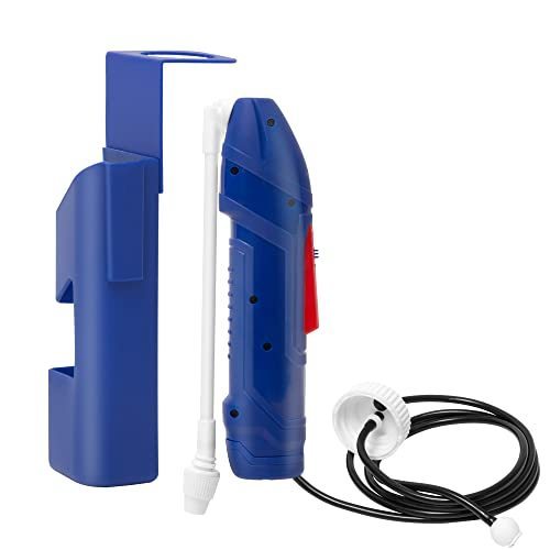 lot 1088 image: Battery Power Sprayer with Holster Multi-Purpose Foldable Sprayer Easily Attaching to Most Gallon Jugs Retail$15.71