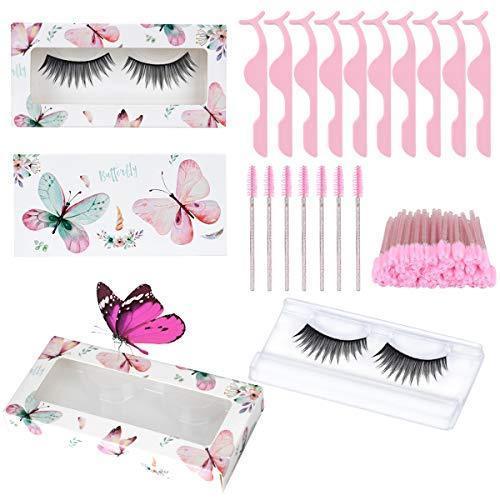 lot 1089 image: 180pcs False Eyelash Kit Include 30 sets (Pink) Retail $15.99
