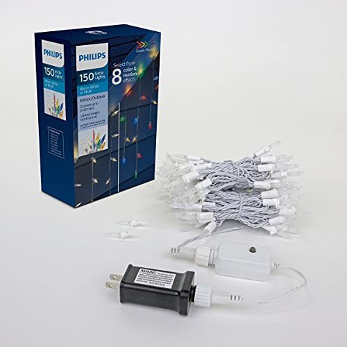 lot 1338 image: 150 LED 8 Function Multicolor Faceted Mini Icicle Lights on White Wire - 30 Drops - UL Listed for IndoorOutdoor Use - 16.8 Length with 3 Bulb Spacing and 6 Drop Spacing Retail $25.00