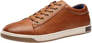 lot 1351 image: Mens Casual Shoes Memory Foam Fashion Sneakers Simple Style Tennis Shoes (A81Q08 Yellow Brown 11.5) Retail $38.48
