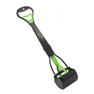 lot 1218 image: Living Express 28 Large Pooper Scooper for Dog-Long Handle Dog Poop Scooper-Pet Waste Pick Up Jaw Scooper Without Smelling, Durable Spring Easy to Use Perfect for Grass,Dirt,Gravel (Green) Retail $19.25