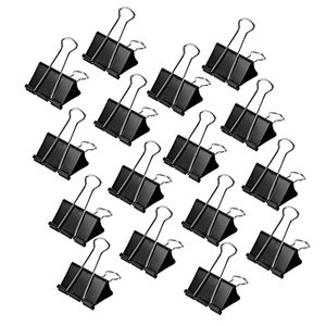lot 1012 image: Amazon Basics Binder Paper Clips, Small Clip, 144 Count, 12 Pack of 12, Black Retail $15.99