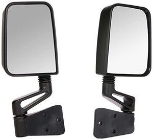 lot 1016 image: Omix-Ada  11002.03  Door Mirror Kit, Black  OE Reference 82200834K  Fits 1978-1995 Jeep Wrangler YJ, 1997-2002 Wrangler TJ with Half Doors Retail $119.99