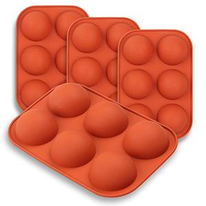 lot 1026 image: Semi Sphere Silicone Mold, 4 Packs Baking Mold - Diameter-2 Retail $9.99