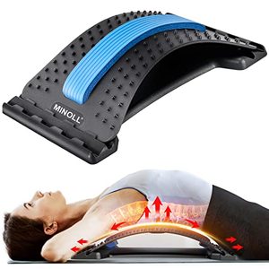 lot 1027 image: Back Stretcher for Lower Back Pain Relief, 3 Level Adjustable