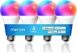 lot 1034 image: Smart Light Bulb, 4 Pack Retail $49.99