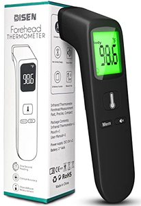 lot 1035 image: No-Touch Forehead Thermometer, Digital Infrared Thermometer for Adults and Kids, Touchless 2 in 1 retail $18.99