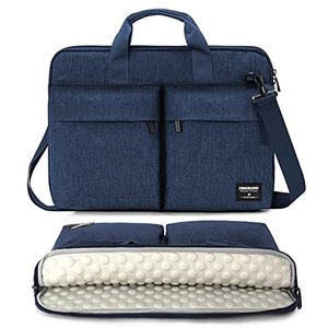 lot 1128 image: 17.3 inch Laptop Bag Carrying Sleeve Case with Shoulder Strap,Blue Retail $38.96