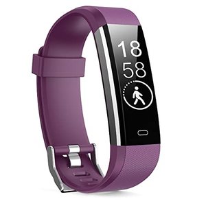 lot 1144 image: Stiive Fitness Tracker with Heart Rate Monitor, Waterproof Activity and Step Tracker for Women and Men, Pedometer Watch with Sleep Monitor & Calorie Counter, Call & Message Alert Retail $32.60