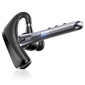 lot 1195 image: Bluetooth Headset Active Noise Cancelling Bluetooth Headphones, Bluetooth Earpiece CVC8.0 Dual-Mic Hands-Free Comfortable Earbud 240 Hrs Standby Time Grey Retail $46.05