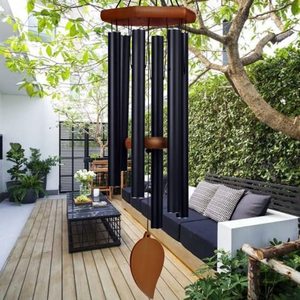 lot 1208 image: Sympathy Wind Chimes for Outside Deep Tone, Memorial Loss of a Loved, Large Wind Chimes with 6 Thicken Tubes & Hook, Outdoor Gifts Mother, Garden Decor Retail $36.68