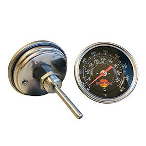 lot 1229 image: BBQ Grill Thermometer 50F-900F High Temp Range Heavy Duty Smoker Thermo 2 Inch or 3 with M8 or 12 NPT Thread (3 in. Face, 3 in Stem, 12 NPT Thread) Retail $22.33