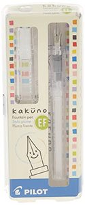 lot 1251 image: PILOT Kakuno Fountain Pen, Clear Barrel, Extra Fine Nib (10816) Retail $16.71
