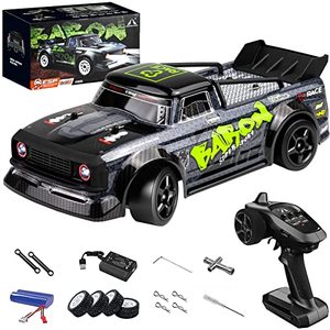 lot 1262 image: Supdex High Speed RC Drifting Car, 116 20MPH Remote Control Car for Drift and Race, ESP 2.4Ghz Proportional Throttle & Steering Control 4WD Racing Trucks with Led Lights for Adults and Kids Retail $69.99
