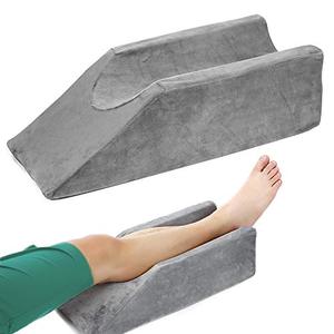 lot 1273 image: Elevation Pillow Bed Wedge for Legs Sleeping Foam Wedge Ortho Cushion Knee Ankle Support (49cm Long) Retail $39.53