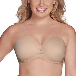 lot 1366 image: Vanity Fair womens Beauty Back Smoothing Strapless (34b - 44dd) Bra, Rose Beige, 38C US Retail $27.50