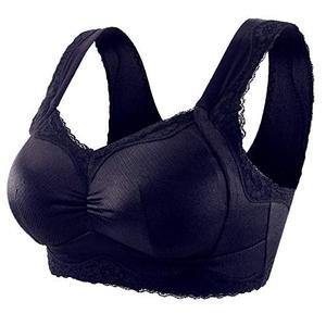 lot 1371 image: KAHIOE Pocket Bra with Lighe Silicone Breast Fake Froms Mastectomy Bra Cancer Fill Artificial Boobs Black Retail $ 11.38