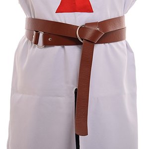 lot 1380 image: BLESSUME Medieval LARP Reenactment Viking Battle Knight Belt PU Leather Brown (Whole Length about 275cm108) Retail $17.10
