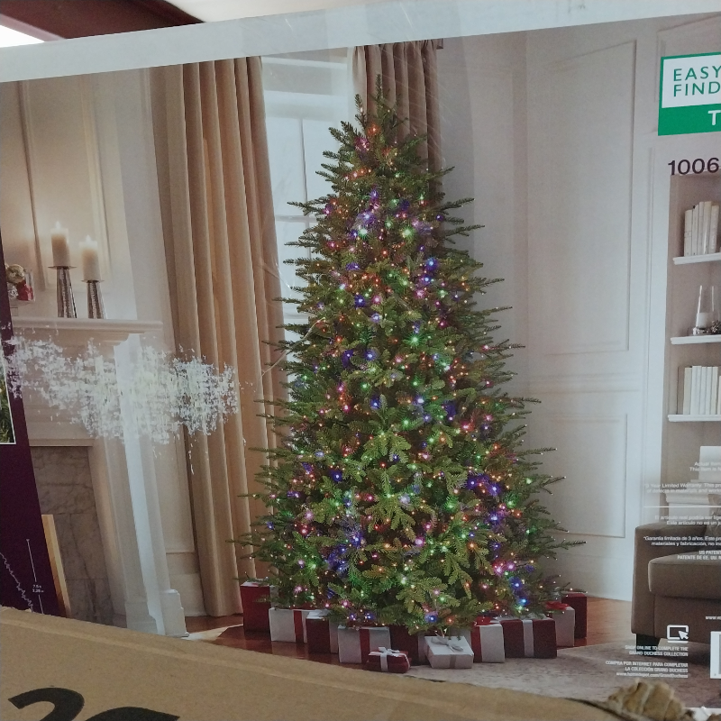 Home Decorators Collection 7.5 ft. Pre-Lit LED Grand Duchess Fir