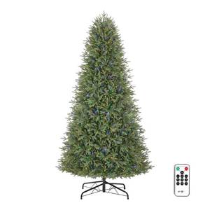 lot 6139 image: Home Accents Holiday 9 ft. Pre-Lit LED Jackson Noble Fir Artificial Christmas Tree