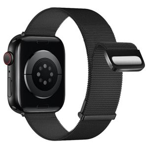 lot 24072 image: Compatible for Apple Watch Band Series 9, Ultra 2, SE, Stainless Steel Magnetic Strap Metal Mesh Sport Loop for iWatch Bands 38mm 40mm 41mm 42mm 44mm 45mm 49mm Series 87654321 Women Men