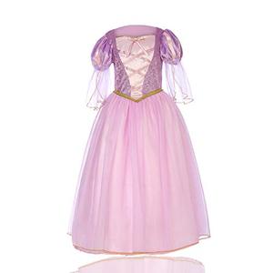 lot 24114 image: SPUNICOS Toddlers Girls Deluxe Rapunzel Princess Dress Up Costume without Accessories 7-8years(no tag)