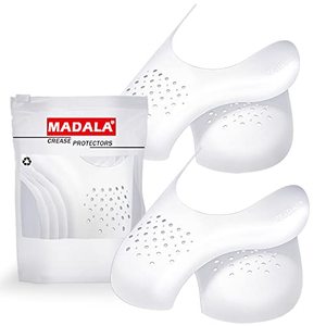 lot 24152 image: Madala 2 Pair Crease Protector for Air Force Shoes, Sneaker Shoes Protectors, Crease Guards Anti Crease Shoes Protector, Anti Wrinkle Shoes Crease Protector, No Crease Shoe Inserts for Mens 7.5-12