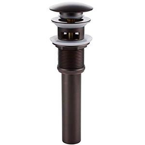 lot 24192 image: KES Bathroom Faucet Vessel Vanity Sink Pop Up Drain Stopper with Overflow Oil Rubbed Bronze, All Metal Rustproof Brass and 304 Stainless Steel, S2008A-ORB