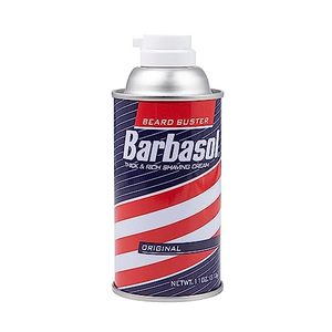 lot 24211 image: Barbasol Diversion Safe Stash Can with Food Grade Smell Proof Bag with Hidden Compartment for Keys, Cash and Valuables (11oz Travel Size) (dent)