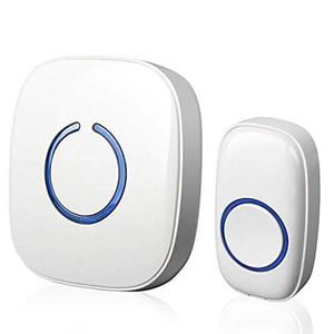 lot 24214 image: SadoTech Wireless Doorbells for Home - Adjustable Volume with 52 Chimes, 1000Ft Range, Easy Installation, Weatherproof Wireless Doorbell wLED Flash, White