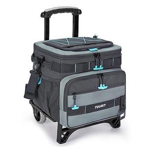 lot 24226 image: All-Terrain Cart, Upgraded Fixtures and New Wheels Suitable for Beach, Picnic, Shopping (Does not include cooler)