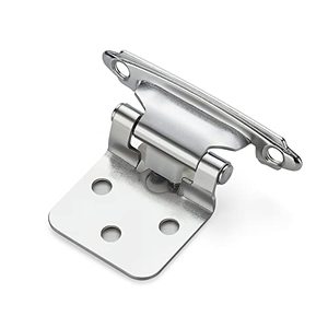 lot 24227 image: Ravinte 10 Pack 5 Pairs 12 inch Overlay Cabinet Hinges Polished Chrome Semi-Concealed Cupboard Hinges Face Frame Mount Cabinet Door Hinges Kitchen Cabinet Hinges Self Closing Cabinet Hinges