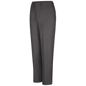 lot 24228 image: Red Kap Womens Elastic Insert Work Pant, Charcoal, 6W x 28L