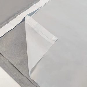 lot 24244 image: River Dream Waterproof PEVA Snap-in Shower Curtain Liner Replacement Removable to Attach, Frost, 70x78