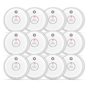 lot 24292 image: Fire Alarms Smoke Detectors, Smoke Alarm Battery Operated, 10-Year Product Life, Fire Alarm with Test Button & Low Battery Signal, Photoelectric Technology Fire Detectors for Bedroom and Home