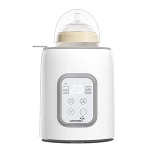 lot 24322 image: Bottle Warmer, GROWNSY 8-in-1 Fast Baby Milk Warmer with Timer for Breastmilk or Formula, Accurate Temperature Control, with Defrost, Sterili-zing, Keep, Heat Baby Food Jars Function (visible use)