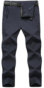lot 24327 image: TBMPOY Mens Hiking Breathable Quick Drying Outdoor Sports Pants Thin Navy XXL