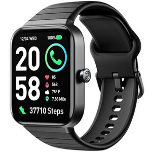 lot 24548 image: Fitpolo Smart Watch for Men Women, 1.8 Fitness Watches Call Alexa 100 Workouts SpO2 Heart Rate Monitor Sleep Calorie Step Counter Waterproof Activity Trackers and Smartwatches for Android iPhone