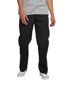 lot 24556 image: Dickies Mens Loose-Fit Cargo Work Pant, Black, 36W x 32L