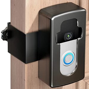 lot 24564 image: COOLWUFAN Anti-Theft Video Doorbell Door Mount, Video Doorbell Mount, High Quality Steel & Hard Plastic Doorbell Mount for Most Video Doorbells