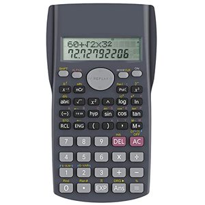 lot 24580 image: Helect 2-Line Engineering Scientific Calculator, Suitable for School and Business (Black)