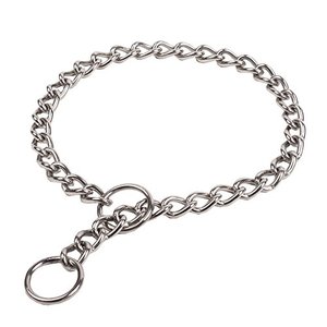 lot 24599 image: SGODA Chain Dog Training Choke Collar, 22 in, 3 mm