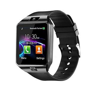 lot 24606 image: Padgene Bluetooth Smartwatch,Touchscreen Wrist Smart Phone Watch Sports Fitness Tracker with SIM SD Card Slot Camera Pedometer (Black (Black Band))